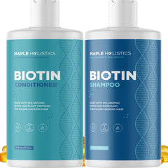 Maple Holistics Rosemary Biotin Shampoo front view, volumizing thinning hair.