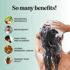 Maple Holistics rosemary infusion closeup highlights natural ingredients for scalp care.