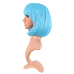 MapofBeauty wig in light blue, side view, versatile for events and cosplay.