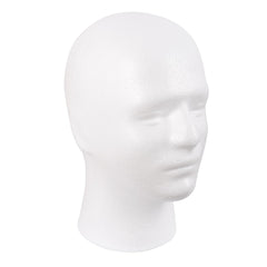 MapofBeauty mannequin head foam white for wig display and styling practice