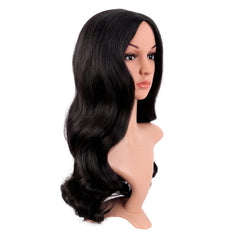 MapofBeauty black wig cap close-up showing breathable construction for comfort.