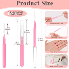 MAPVOLUT mini spoolie with cap for hygienic, portable grooming.