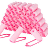 MAQIHAN pink foam hair rollers for overnight curls