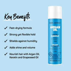 Marc Anthony Aceite de Argan para el cabello, aplicación keratina y textura suave