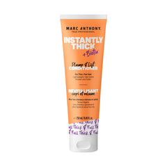 Marc Anthony Acondicionador Engrosante Biotina — envase frasco, volumen inmediato y manejo suave.