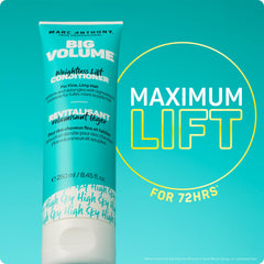 Marc Anthony Big Volume Conditioner cream texture for easy application and detangling
