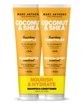 Marc Anthony champú voluminizador con coco y karité aporta cuerpo al cabello.