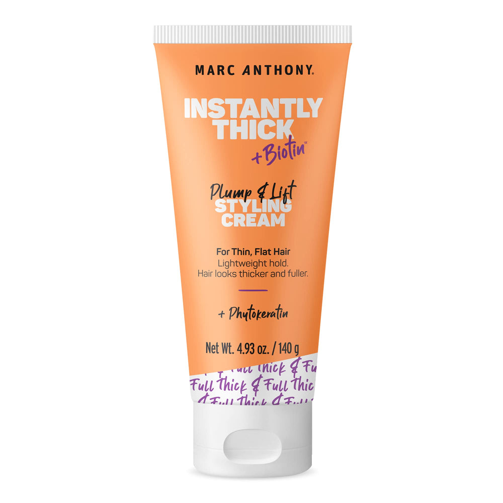 Marc Anthony Crema Engrosadora para cabello delgado, aplicación en pelo húmedo para cuerpo inmediato