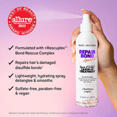 Marc Anthony Repair Bond +Rescuplex brillo sutil tras el peinado diario