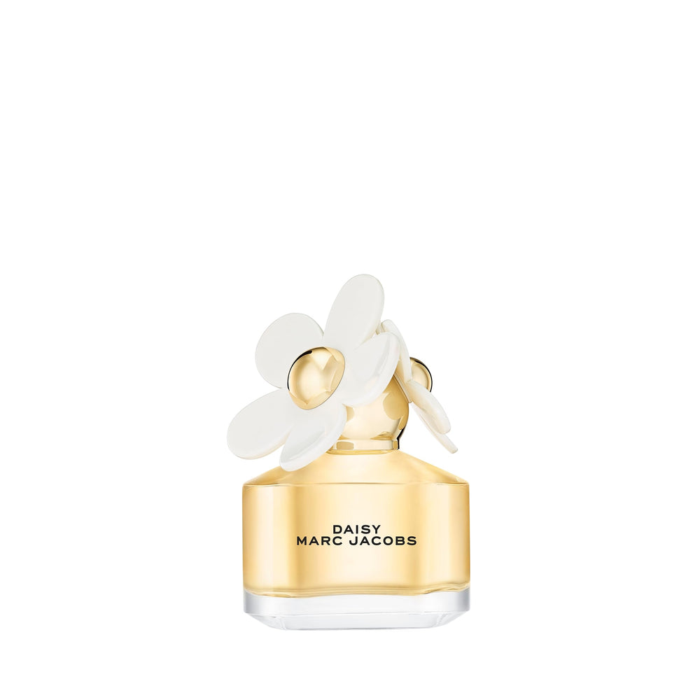Marc Jacobs Daisy EDT bottle front view with daisies, perfect for daytime wear