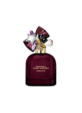 Marc Jacobs Perfect Absolute bottle front view, elegant ambery design.