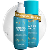 MAREE Aceite para cabello anticrespo en botella, suavidad y control diario.