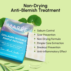 MAREE collagen zit patches soothe and hydrate while absorbing blemishes