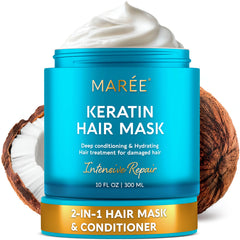 MAREE Deep Conditioning Mask bottle for hydrating dry, damaged hair