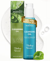 MAREE Demaquillante de aceite: botella desmaquilla maquillaje a prueba de agua con suavidad.