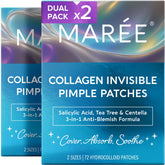 MAREE Invisible Pimple Patches packaging shown, clear and ready for blemish care.