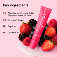 MAREE deeply moisturizing lip balm with peptide care for dry lips.