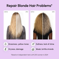 MAREE purple toner application time indicating 5–10 minute use.