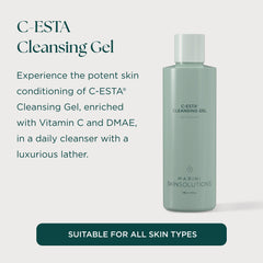 Marini SkinSolutions cleansing gel lather highlighting luxurious foaming texture.
