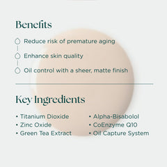 Marini SkinSolutions tinted texture swatch demonstrates universal tint blend.