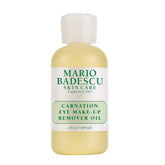 Mario Badescu Carnation Eye Makeup Remover Oil bottle with silky, oil-based formula.