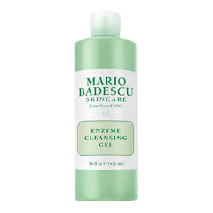 Mario Badescu Enzyme Cleansing Gel bottle pour for gentle cleansing and oil control