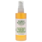 Mario Badescu facial spray bottle with aloe-sage-orange blossom delivers hydration and a vibrant glow.