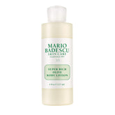 Loción corporal de Mario Badescu con aceite de oliva para hidratación diaria.