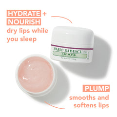 Aplicación nocturna de Lip Mask para labios hidratados toda la noche