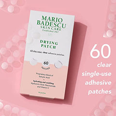 Mario Badescu patch applied on blemish for daytime invisibility