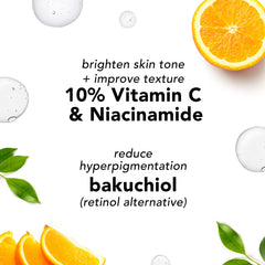 Mario Badescu Vitamin C Cream texture close-up highlights lightweight finish