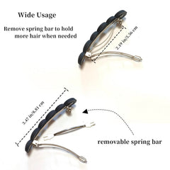 Markuii matte-finish barrette adds understated elegance to casual looks