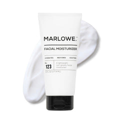Marlowe No. 123 bottle front shows minimalist design for daily hydration.