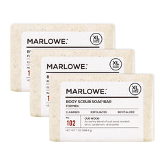 MARLOWE No. 102 Oud Wood packaging highlights sustainable materials and premium design.