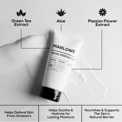 MARLOWE No. 127 eye cream addressing puffiness and dark circles.