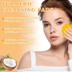 MAROJEIF discos exfoliantes curcuma para exfoliación suave