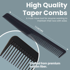 Mars Wellness 7.3-inch taper barber comb, lightweight for home use.