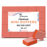 Maryton mini buffer blocks in orange grit for smooth nail prep before gel polish.