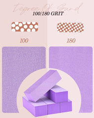 Maryton ergonomic nail buffer block highlighting comfortable design for long use.