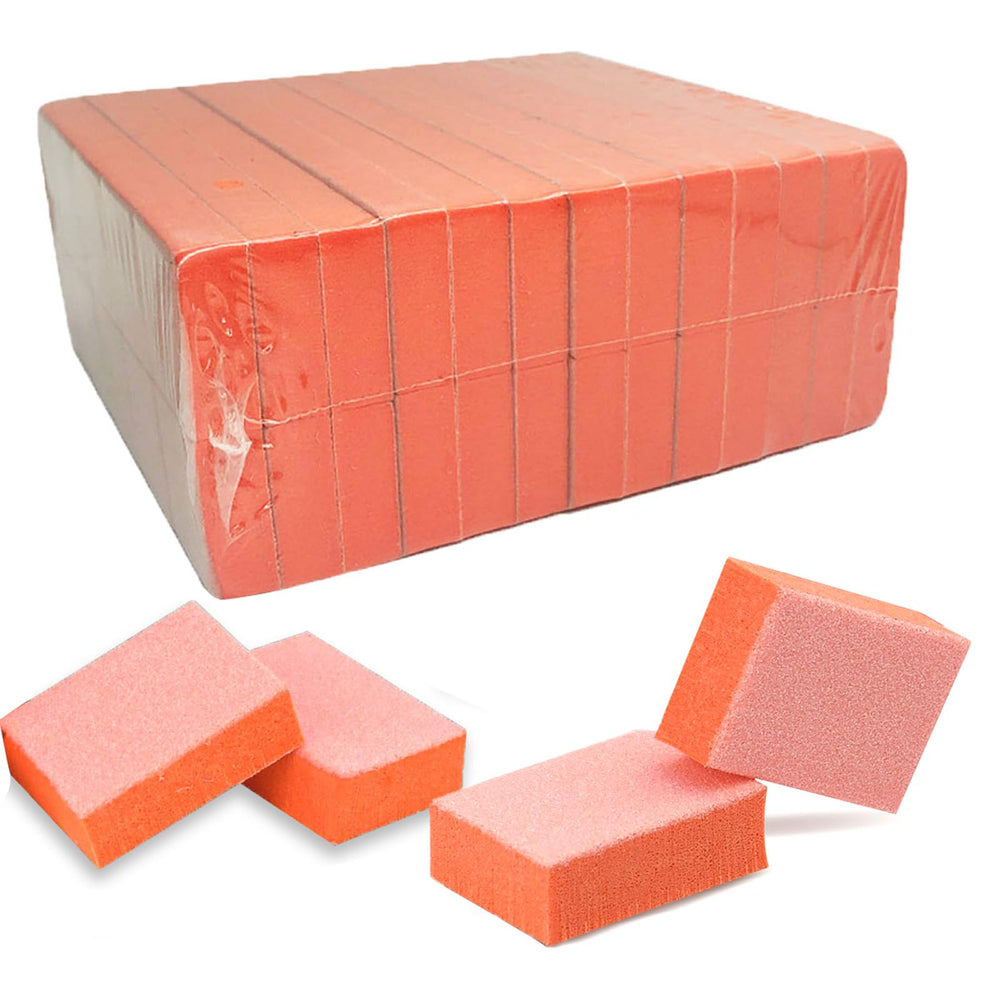 MARYTON nail buffer mini block 80/100 grit smooths edges for gel nails.