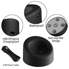 Masinvi lawn mower 3.0 charger base supports easy daily recharging.