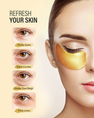Maskiss parches ojos caja 8 pares, práctico conjunto para rutina diaria de cuidado ocular