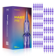 MAST TATTOO needles assorted 50pcs in a case for versatile lining and shading.