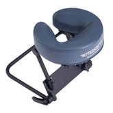 Master Massage Mattress Top Kit Royal Blue assembled for stable at-home massage sessions.