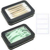 MatFirsmo cotton swab holder travel case keeps essentials organized on the go