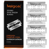 MATGICOL Double Edge Blades pack for consistent, long-lasting grooming value.