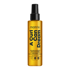 Matrix A Curl Can Dream oil bottle front highlights lightweight finish for curls
