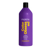 Matrix Color Obsessed bottle front showing color-safe conditioner for vibrant color.