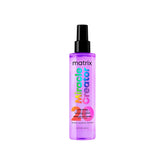 Matrix Miracle Creator leave-in bottle showing sulfate-free formula for smoother, frizz-free hair