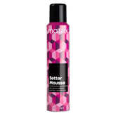 Matrix Setter Mousse showing volumizing lift for root fullness.